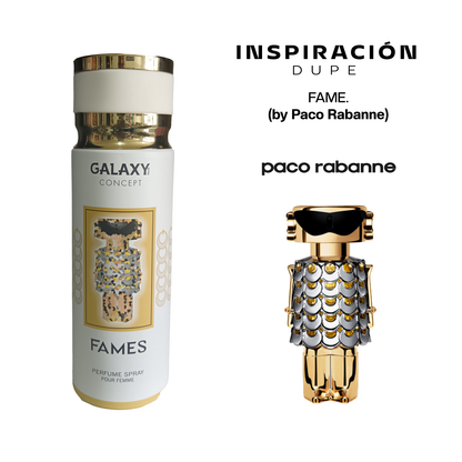 PERFUME EN SPRAY GALAXY FAMES 200ML
