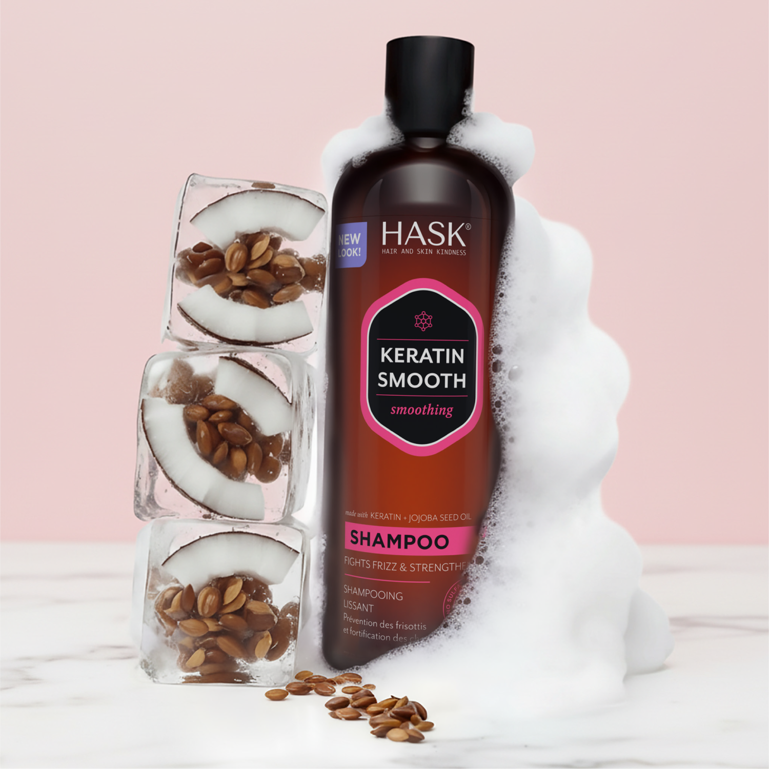 Shampoo Suavizante de Keratina HASK | Cosméticos en línea