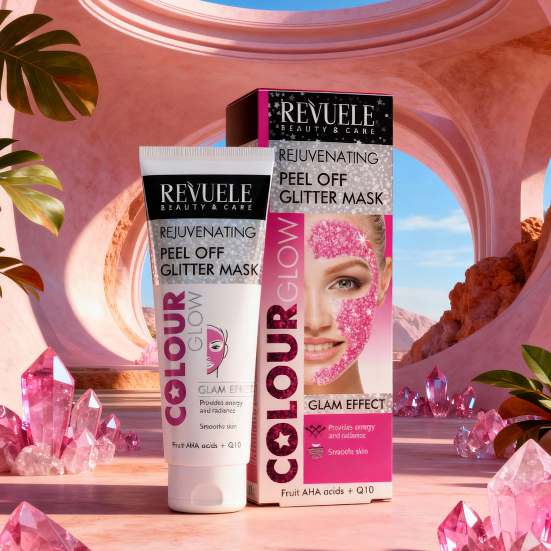 Mascara Rejuvenecedora de la Piel con Glitter