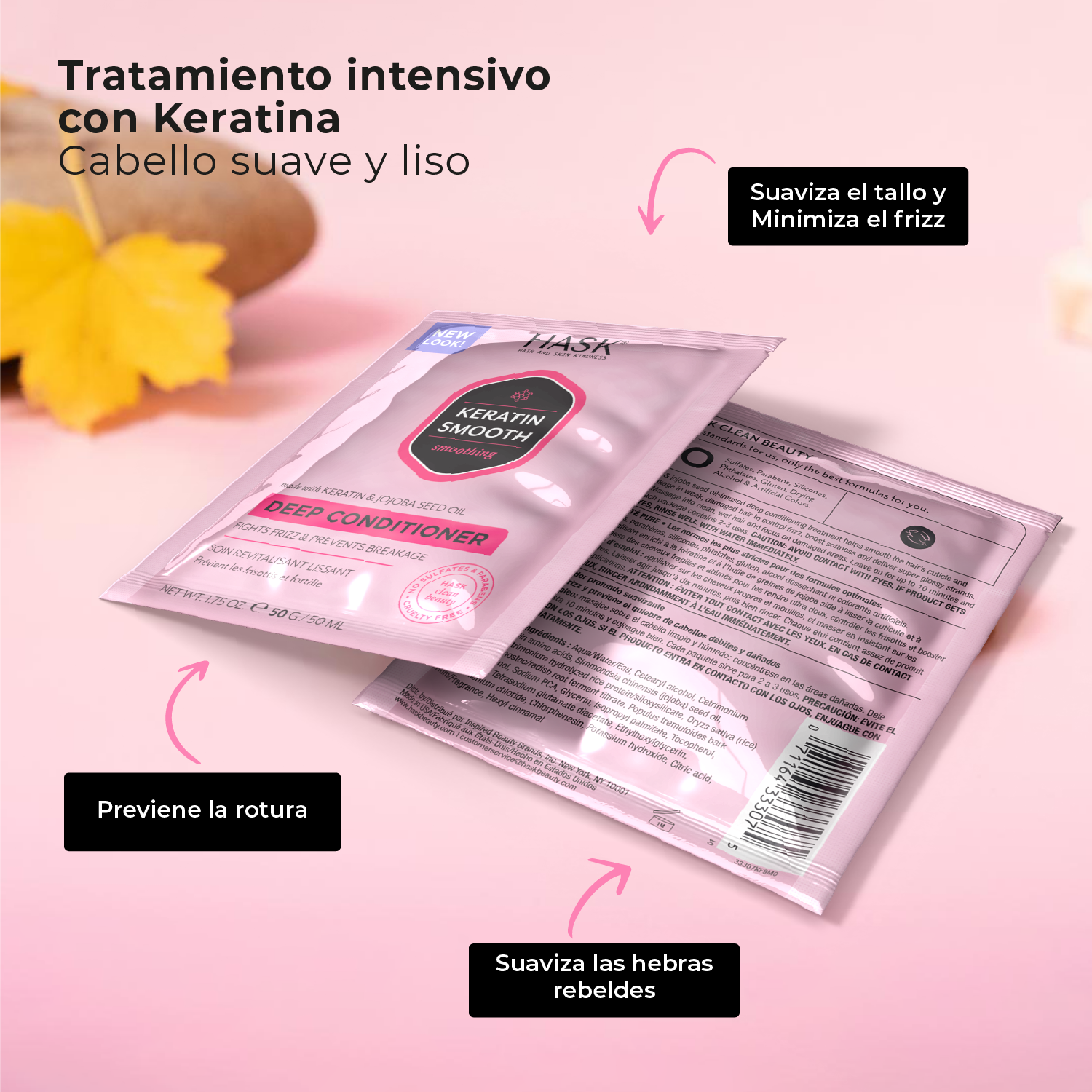 Tratamiento Profundo de Keratina HASK | Cosméticos en línea