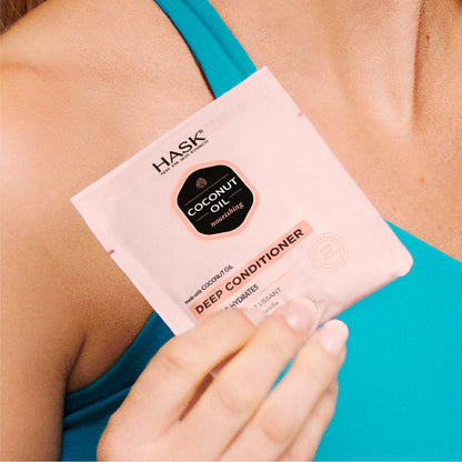 Tratamiento Reparador con Aceite de Coconut y Monoi HASK | Cosméticos en línea