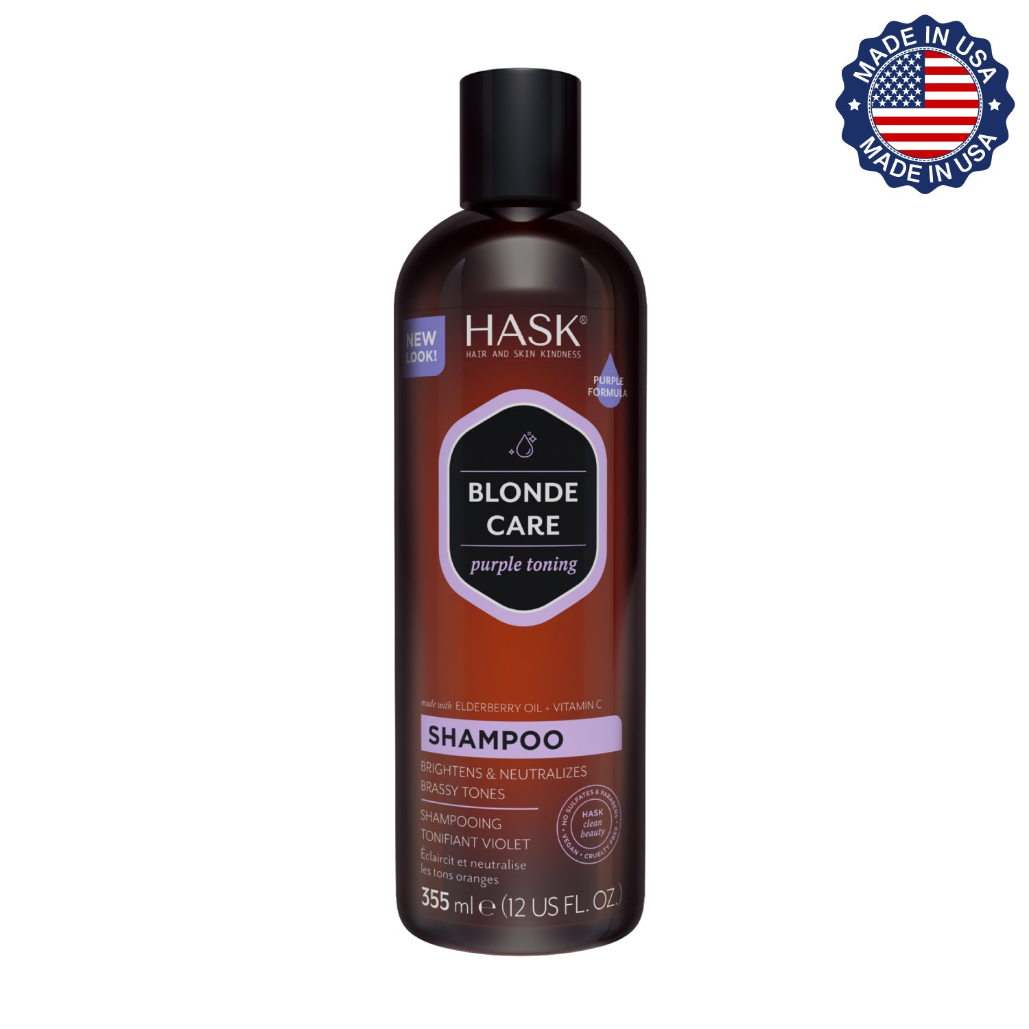 Shampoo Matificante de Rubios HASK | Cosméticos en línea