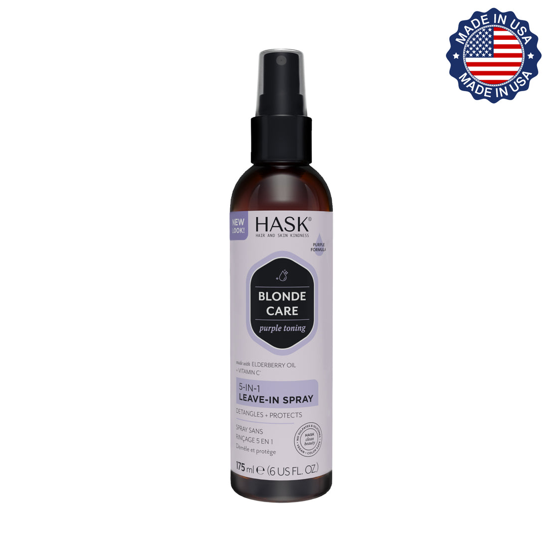 Termoprotector 5 en 1 Cuidado de Rubios HASK | Cosméticos en línea