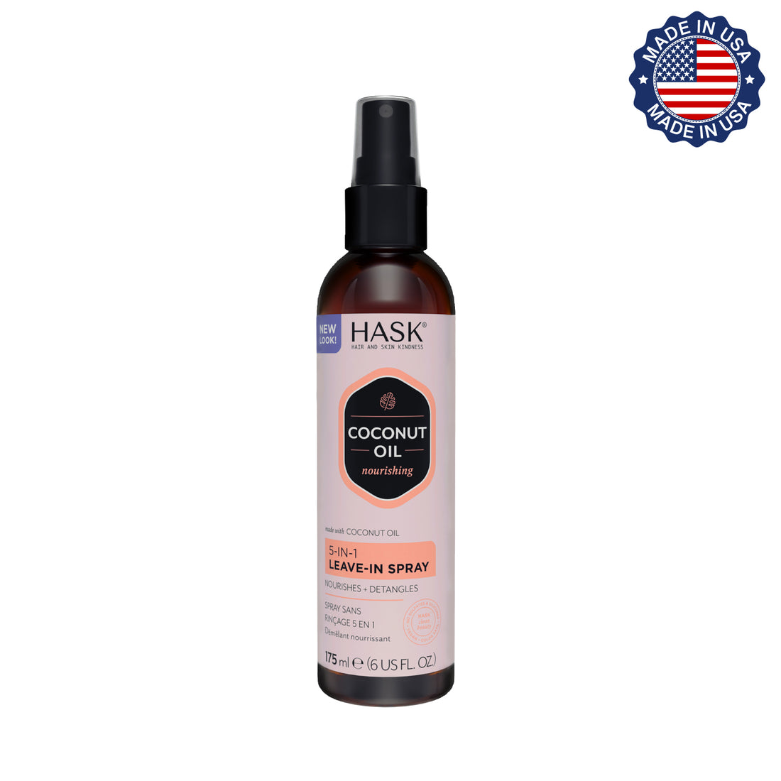 Termoprotector 5 en 1 con Aceite de Coconut y Monoi HASK | Cosméticos en línea