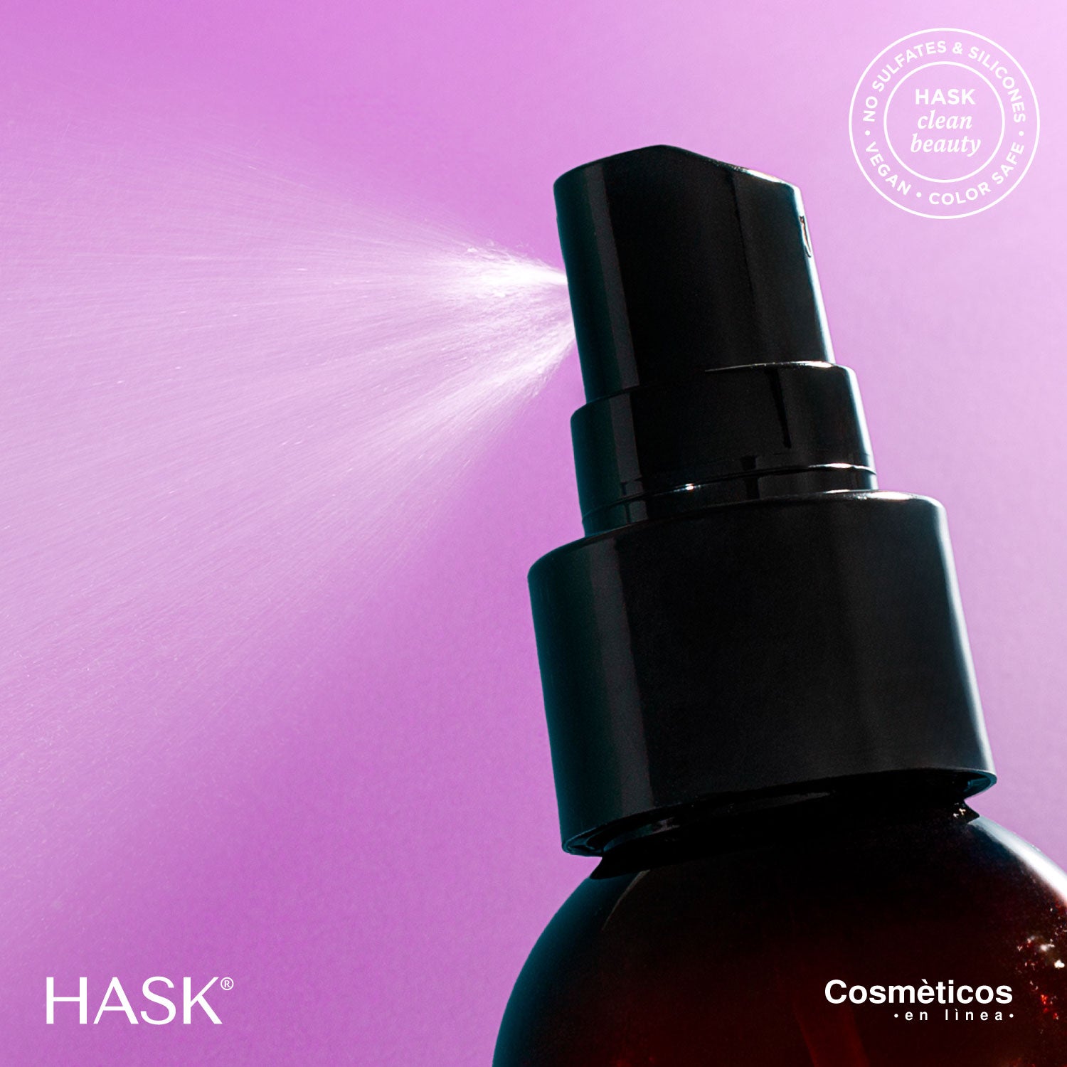 Spray sin Enjuague 5 en 1 Cuidado de Rizos HASK | Cosméticos en línea