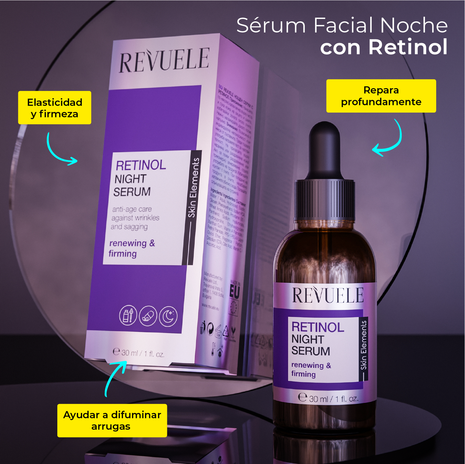 SERUM NOCTURNO DE RETINOL - REVUELE
