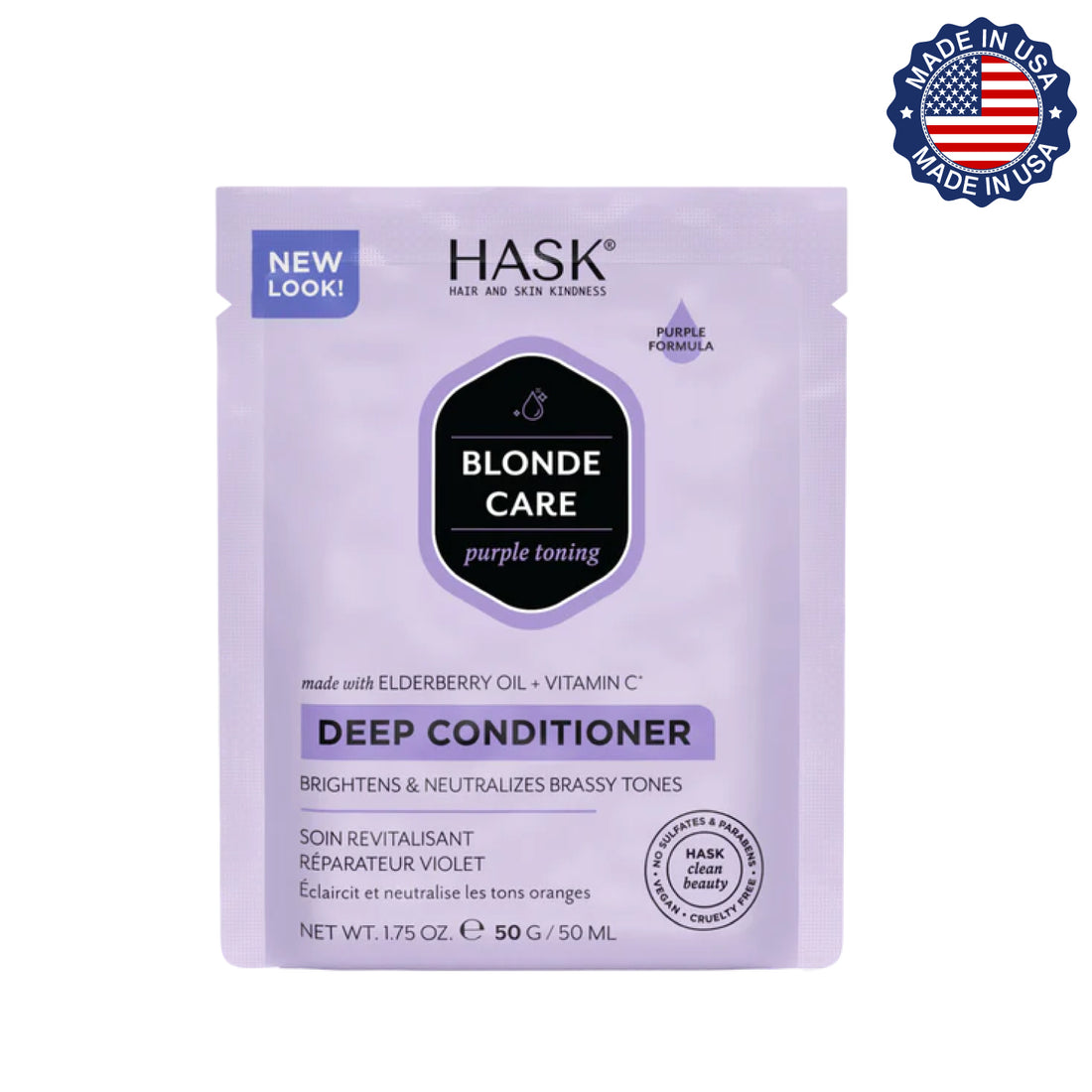 Tratamiento Intensivo Matificante para Rubios HASK | Cosméticos en línea
