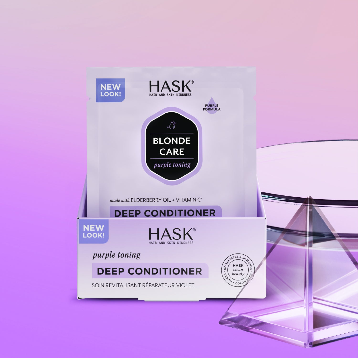 Tratamiento Intensivo Matificante para Rubios HASK | Cosméticos en línea