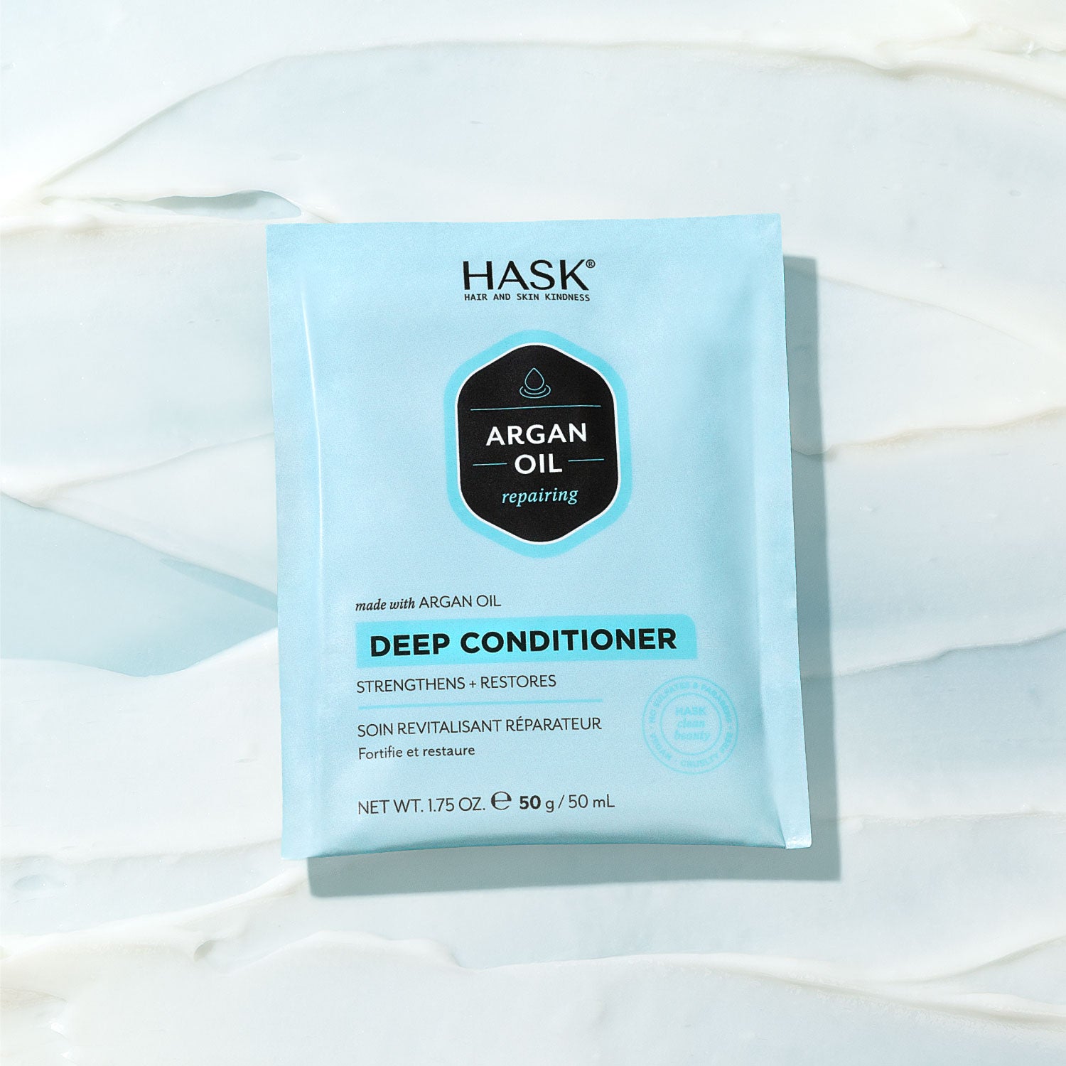 Tratamiento Reparador con Aceite de Argán HASK | Cosméticos en línea